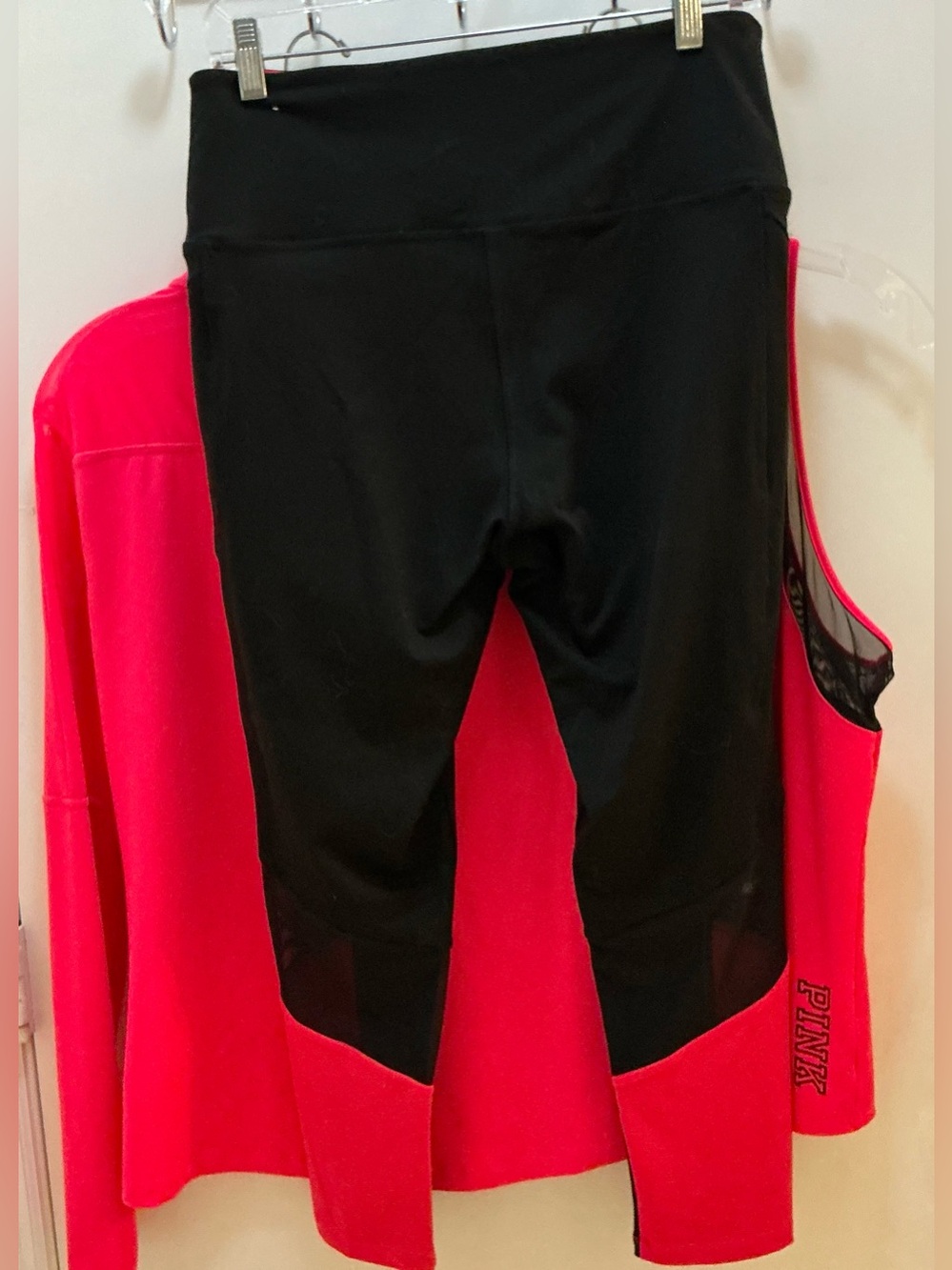 PINK by Victoria's Secret Neon Pink Active Set - Jacket, Top & Leggings - Picture 9 of 9
